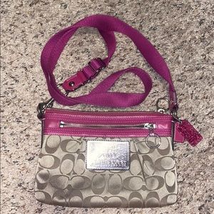Coach Poppy shoulder or crossbody purse